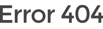Error 404